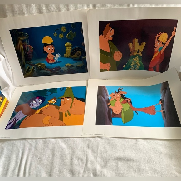 Vintage 2000 Disney’s The Emperor's New Groove Lithograph Portfolio - Picture 7 of 8